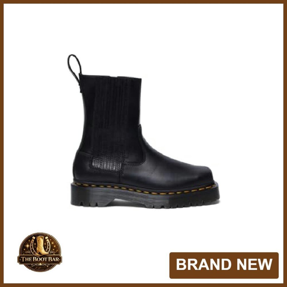 Leather Pull-On Boots with Elastic Panels, Bex Sole, Size Available - Picture 5 of 6